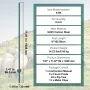 1,8 meter hegnspæl, 6-pak, T-stolper, kraftige metalhegnspæle