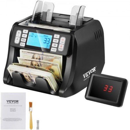Money Counter Machine Bill Counter with UV MG IR DD Counterfeit Detection