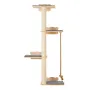 4 Tiers Tall Cat Tree, Cat Wall Furniture Set with 4 Jumping Boards, Wall-Mounted Cat Floating Shelf up to 40 lbs, 12 mm Pine Wo