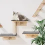 Wall Mounted Cat Shelves, Cat Wall Shelves and Perches with Jumping Boards, Cat Beds, Hammocks & Cat Tree, Cat Furniture and She