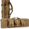 Rifle Bag 42 inch Tactical Double Long Gun Bag for 2 Rifles & 2 Pistols