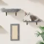 Wall Mounted Cat Shelves, Cat Wall Shelves and Perches with Jumping Boards, Hammock, Sofa, Cat Tree & Cat Grip, Cat Furniture an
