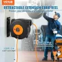 Retractable Extension Cord Reel, 49.21 ft/15 m, 1000W Heavy Duty Retractable Power Cord with 3.28 ft/1 m Lead-in Cord Overheat P