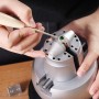 Ball Vise, 5" Engraving Setting Tool, 360Â° Rotation Engraving Block Vise, 69 PCS Attachment Jewelry Engraving Block Tools