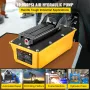 Air Hydraulic Pump, 10,000 PSI Hydraulic Foot Pump, 1.89 L Reservoir Foot Operated Air/Hydraulic Pump, with Hose and Spray Gun f
