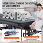 Professional Electric Lift Massage Table, 0-45° Adjustable Backrest Medical Table Beauty Bed, Height Adjustable Tattoo Spa Table