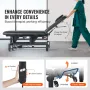 Professional Electric Lift Massage Table, 0-45° Adjustable Backrest Medical Table Beauty Bed, Height Adjustable Tattoo Spa Table