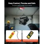 Electric Hoist Crane Winch 2200 lbs 328 ft Trådløs & 14 ft