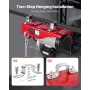 Electric Hoist Crane Winch 997.9 kg 9997.4 cm Wireless & 426.7 cm Wired Remote