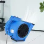 Floor Blower, 1250 RPM 2600 CFM, Air Mover for Drying and Cooling, Portable Carpet Dryer Fan with 4 Blowing Angles, Timer, 3-Spe