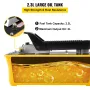 Air Hydraulic Pump, 10,000 PSI Hydraulic Foot Pump, 1.89 L Reservoir Foot Operated Air/Hydraulic Pump, with Hose and Spray Gun f