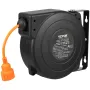 Retractable Extension Cord Reel, 62.33 ft/19 m, 1000W Heavy Duty Retractable Power Cord with 3.28 ft/1 m Lead-in Cord Overheat P