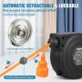 Retractable Extension Cord Reel, 29.53 ft / 9 m, 1000W Heavy Duty Retractable Power Cord with 3.28 ft / 1 m Lead-in Cord Overhea