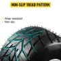 Go Kart Wheels Rain Tires Set of 4 Rim & Tyre Durable 10X4.50-5 11x6.0-5