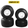 Go Kart Wheels Rain Tires Set of 4 Rim & Tyre Durable 10X4.50-5 11x6.0-5