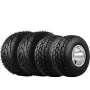 Go Kart Wheels Rain Tires Set of 4 Rim & Tyre Durable 10X4.50-5 11x6.0-5