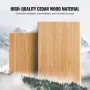 Outdoor Wooden Playhouse, Modern Cedar Playhouse for Age 2-8 Years Kids, Garden Games Cottage, Country Style Cedar Playhouse wit