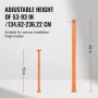Justerbar gulv Jack Post House Floor Neveling Lift 53 "-93"