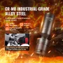 360 Degree Swivel Impact Socket Set, 3/8" Socket Set 14PCS Deep Universal Metric 10-19mm, 6 Point Cr-Mo Alloy Steel for Auto Rep