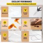 Plastic Table Cover 36 x 60 Inch, 2 mm Thick Clear Table Protector, Rectangle Clear Desk Mat, Waterproof & Easy Cleaning for