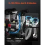 Air Compressor, 10 Gallon Steel Tank, 2HP 5.3 CFM@90 PSI Oil Free Air Compressor & Max. 125PSI Pressure, 78dB Ultra Quiet Portab