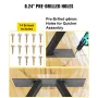 Metalbord ben spisebord ben 16 "x17.7" a-formede skrivebordsben