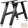 Metalbord ben spisebord ben 16 "x17.7" a-formede skrivebordsben