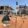 Laser Level Tripod Stand, 5/8"-11 Thread Mount, 45.07-114.37 inch Height Adjustment Heavy Duty Survey Tripod, with Level Bubble 