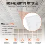 Loftsfliser 12-Pack 24 x 24 i PVC Easy Installation White