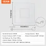 Ceiling Tiles, 12-Pack 24 x 24 in, Drop Ceiling Tiles Premium PVC Sheet, Easy Installation/ Cutting Plastic Glue-up Ceiling Tile
