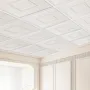 Loftsfliser 12-Pack 24 x 24 i PVC Easy Installation White