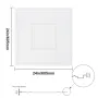 Ceiling Tiles, 12-Pack 24 x 24 in, Drop Ceiling Tiles Premium PVC Sheet, Easy Installation/ Cutting Plastic Glue-up Ceiling Tile