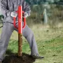 Fence Post Driver with Handles 10.4 cm Inner Diameter T Post Pole Pounder