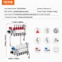 5-Branch Radiant Heat Manifold 1/2