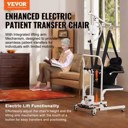 Electric Patient Lift Transfer Stol Electric Lift Wheelchair