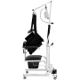 Electric Patient Lift Transfer Chair, Electric Lift Wheelchair with Sling & Adjustable Height, Bedside Commode Shower Chair with