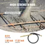 Handheld Concrete Vibrator, 960W Electric Vibrator 4000 RPM, Electric Concrete Vibrating Tool With 6.6ft / 2m Shaft Rod, Portabl