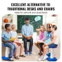 Kids Wobble Chair, Active Chair with Sponge Cushion, Wobble Stool Improves Focus, Posture and Calm Children, Ideal for Schools a