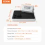 Portable Medical Scale, Professional Digital Physician Scale for Weighing - with Anti-Slip Mat, 2 Units (kg/lb), Hold & Tare Fun