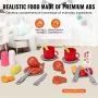 28 PCS Kids BBQ Grill Playset Cooking Grill Toy Set Foregiver