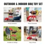 28 PCS Kids BBQ Grill Playset Cooking Grill Toy Set Foregiver