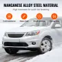 2PCS Snow Tire Chains, Manganese Alloy Steel Emergency Traction Tire Chains, Cable Tire Chains for Cars, Pickups, SUVs, and Truc