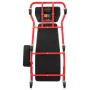 Mechanic Garage Creeper, 1118 mm, 136.1 kg Capacity Automotive Rolling Creeper with 6 Casters Adjustable Cushioned Headrest Tool