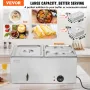 Commercial Food Warmer, 3-Pan Electric Steam Table, 1200W Professional Countertop Stainless Steel Buffet Bain Marie with 30-85°C