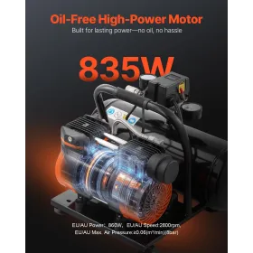 Air Compressor Compact Portable Oil Free Compressor 2 Gallon 8bar