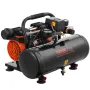 Air Compressor, 2 Gallon Steel Tank, 1HP 2.5 CFM 8bar Oil Free Air Compressor & Max. 120PSI Pressure, 81dB Ultra Quiet Portable 