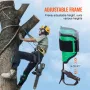 Tree Climbing Spikes, 1 Pair Alloy Steel Climbing Spurs, 350lbs Load Capacity Tree Climbing Gear with Straps and Spike Protector