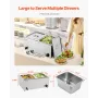 COMMERCIAL ELEKTRISK FOOD VARMER 2-PAN BOLDTOP BUFFET 17L BAIN