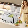 COMMERCIAL ELEKTRISK FOOD VARMER 2-PAN BOLDTOP BUFFET 17L BAIN