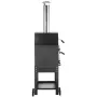 Udendørs pizzaovn, 12 "Wood Fire Oven, 2-lag Pizza Ovn Wood